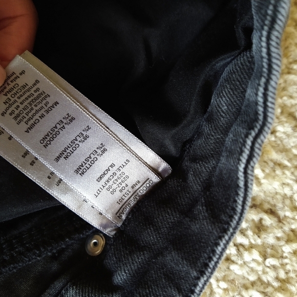 ::SOLD::Good American Women’s Yoke Skinny Jeans Charcoal Size 22 Plus Size Crop - Picture 6 of 10